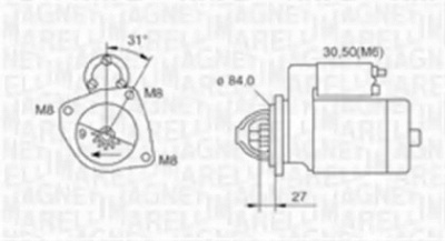 MAGNETI MARELLI 063720009010 -  Стартер